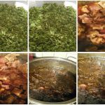 How to cook Palm Oil Krain Krain with turkey chicken, barracuda fish and goat meat