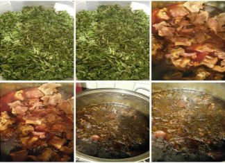 How to cook Palm Oil Krain Krain with turkey chicken, barracuda fish and goat meat