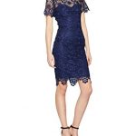 Paper Dolls Women’s Navy Daisy Crochet Dress