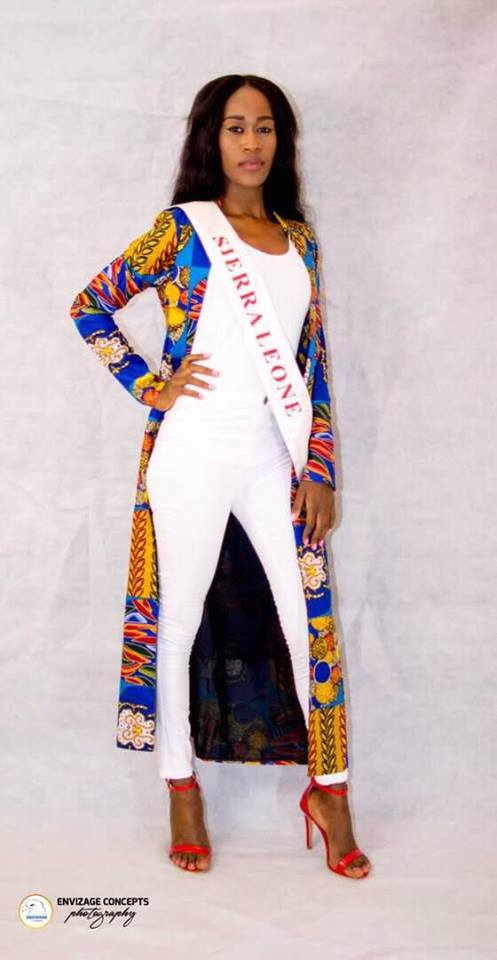 FATMATA KOROMA REPRESENTING SIERRA LEONE AT THE MISS FREEDOM OF THE WORLD 2017 INTERNATIONAL PAGEANT IN KOSOVO