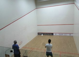 PRESIDENT KOROMA ENJOYS A GOOD GAME OF SQUASH IN GERMANY PRESIDENT KOROMA ENJOYS A GOOD GAME OF SQUASH IN GERMANY