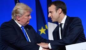 Donald Trump in Paris as his son faces Russia link quiz