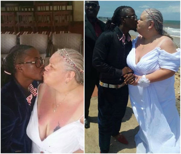 Sierra Leone musician Blazer Blaze Joeblaze got married to an older white woman