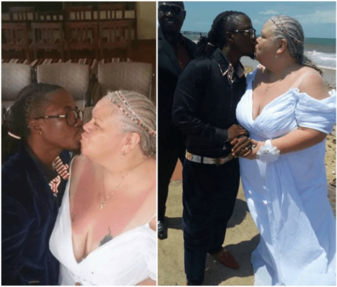 Sierra Leone musician Blazer Blaze Joeblaze got married to an older white woman