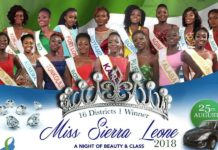 Meet the contestants of Miss Sierra Leone 2018 beauty competition