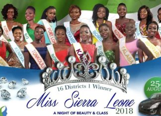 Meet the contestants of Miss Sierra Leone 2018 beauty competition