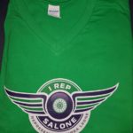 green vneck