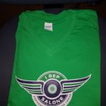 green vneck