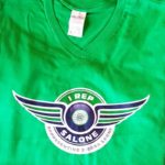 i-Rep-Salone green vneck t shirt featured image 800by800