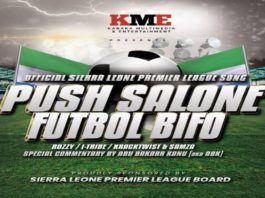 KME SUPPORTS THE SIERRA LEONE PREMIER LEAGUE WITH AN OFFICIAL SONG KME SUPPORTS THE SIERRA LEONE PREMIER LEAGUE WITH A DOPE SONG