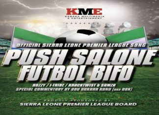 KME SUPPORTS THE SIERRA LEONE PREMIER LEAGUE WITH AN OFFICIAL SONG KME SUPPORTS THE SIERRA LEONE PREMIER LEAGUE WITH A DOPE SONG