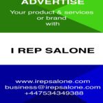 I Rep Salone Advertisement and Promotions
