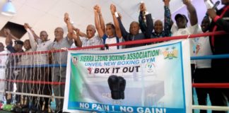Sierra Leone Boxing Association (SLBA) Boxing Gym Uplifted
