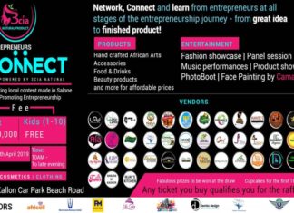 Entrepreneur Connects powered by 3cia Natural – Supporting local content made in Sierra Leone & promoting Entrepreneurship