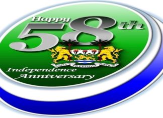 SIERRA LEONE CELEBRATES 58 YEARS OF SELF RULE: BY KEMOH SAIDU SESAY SIERRA LEONE CELEBRATES 58 YEARS OF SELF RULE: BY KEMOH SAIDU SESAY