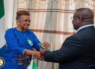 President Bio Receives Sierra Leonean Descendants from the United States at State House President Bio Receives Sierra Leonean Descendants from the United States at State House