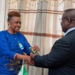President Bio Receives Sierra Leonean Descendants from the United States at State House1