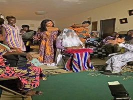 Presenter and Youth Ambassador Phebean Swill traditional wedding