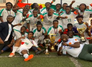 Senegal crowned Champions of the 2020 WAFU Zone A Female Tournament in Sierra Leone
