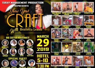 Turay Management Presents Show your craft with Henrietta Lemoh