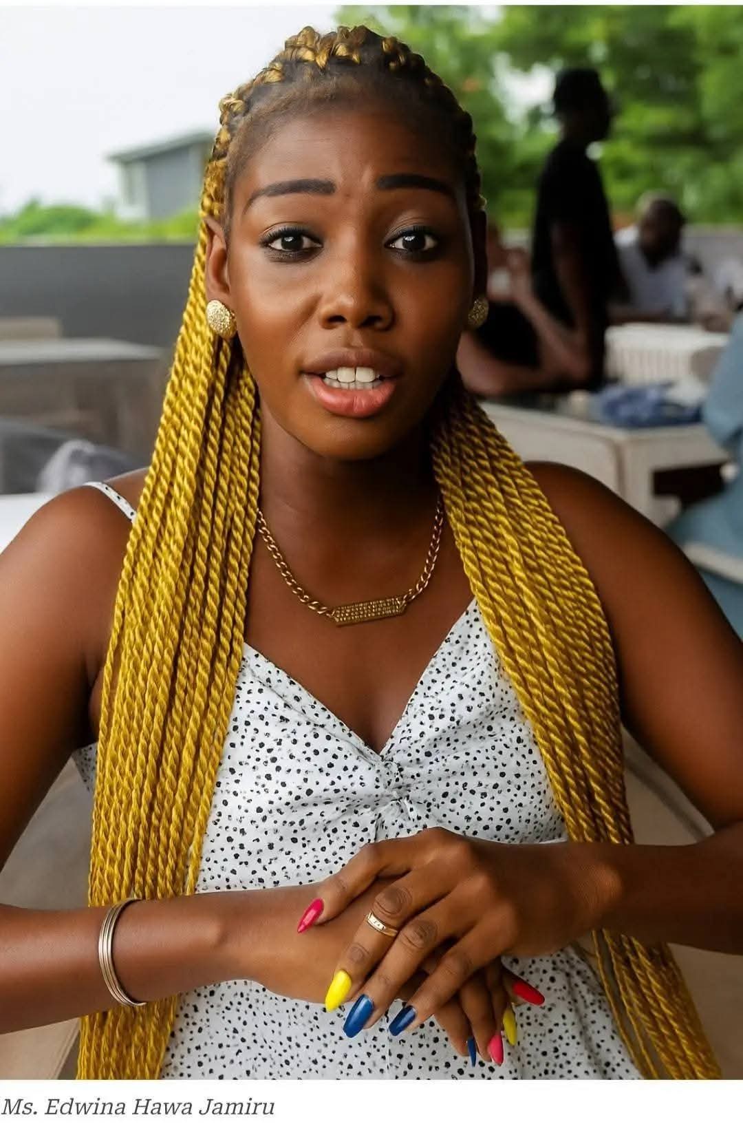 Fatima Maada Bio and Edwina Jamiru